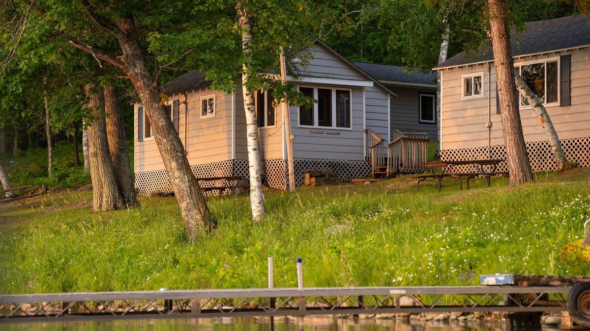 Hackensack Cabin | Webb Lake, Hackensack, Northern MN - 2 Bedroom, Sleeps 4 - Cabin #5 Blue Water
