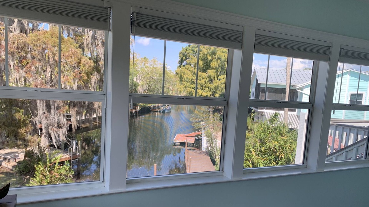 Weeki Wachee Gardens House | Weeki Wachee Kayak deck home on a quiet canal with a dock