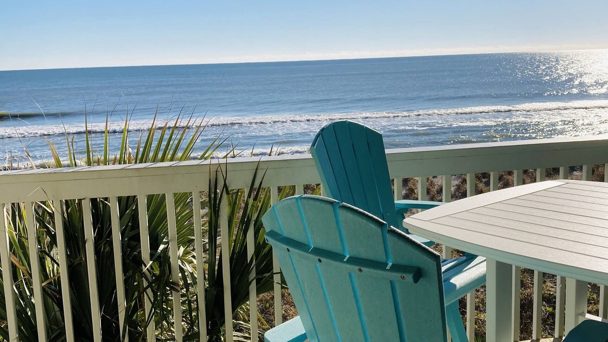 Kure Beach Condo | Welcome to Oceanside Oasis, a Kure Beachfront Condo with a view you will love!