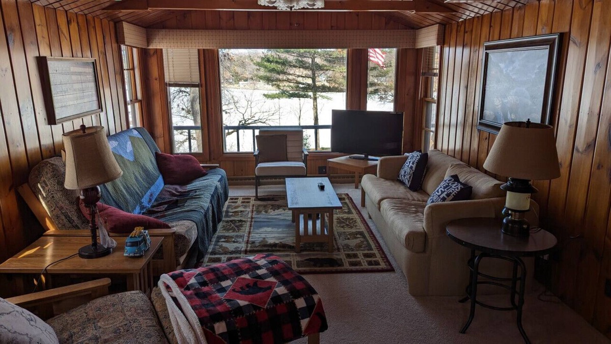 Amery House | Welcome to our charming lakefront cottage on Bear Trap Lake in Amery, Wisconsin!
