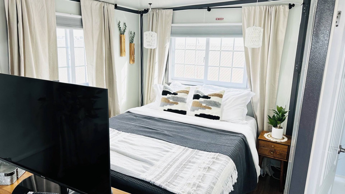 Pecos Apartment | Welcoming, Friendly Studio BoxHouse in Pecos: Queen bed with Full bed