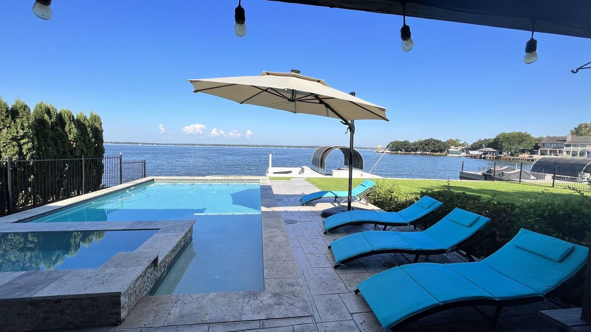 April Sound House | What A View! Open Water View with Private Pool & Spa. Breathtaking Sunrise!