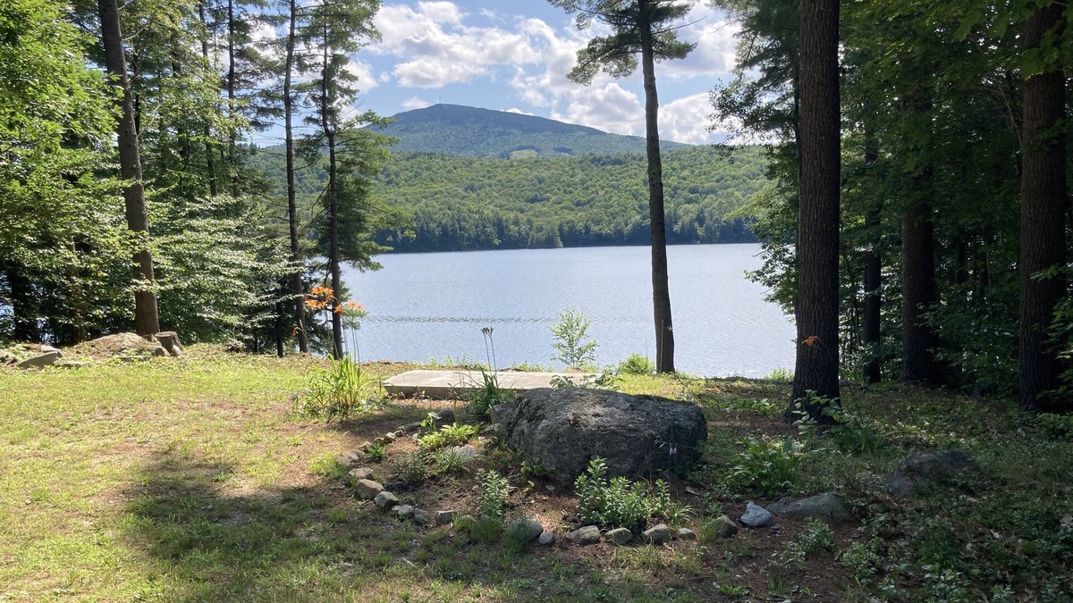 Andover Cottage | Where the Mountain meets the Lake. Lakefront cottage, views of Mount Kearsarge!