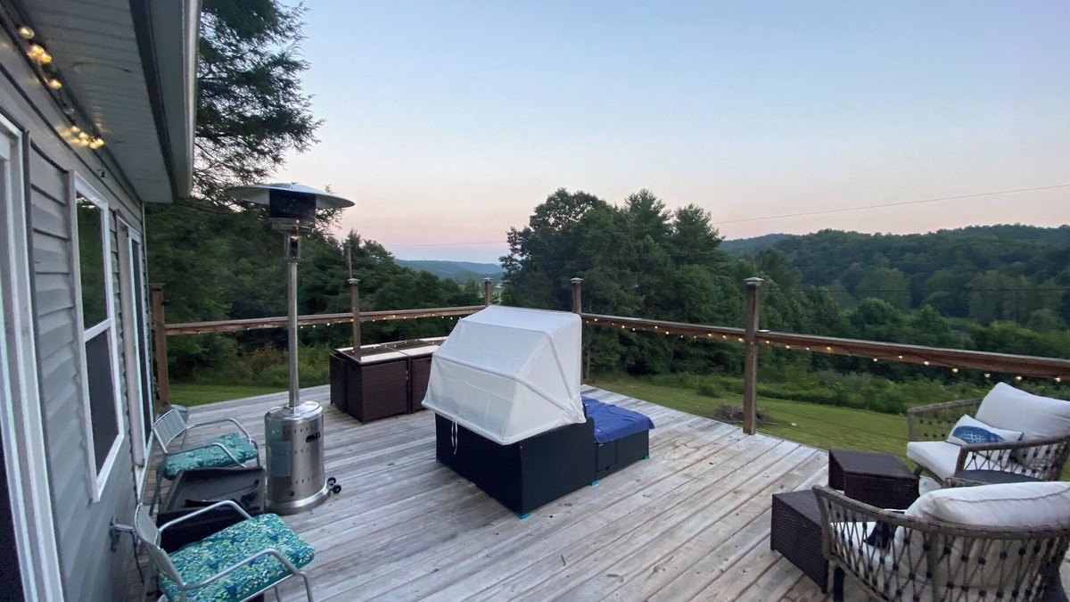 Providence House | Whimsical Mountain Cottage with a View of the New River
