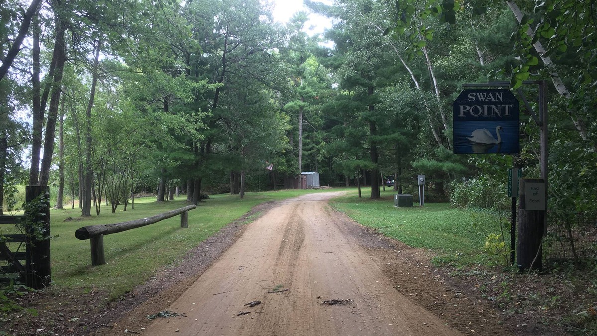 Menahga House | Whispering Pines at Swan Point, end of the road privacy.