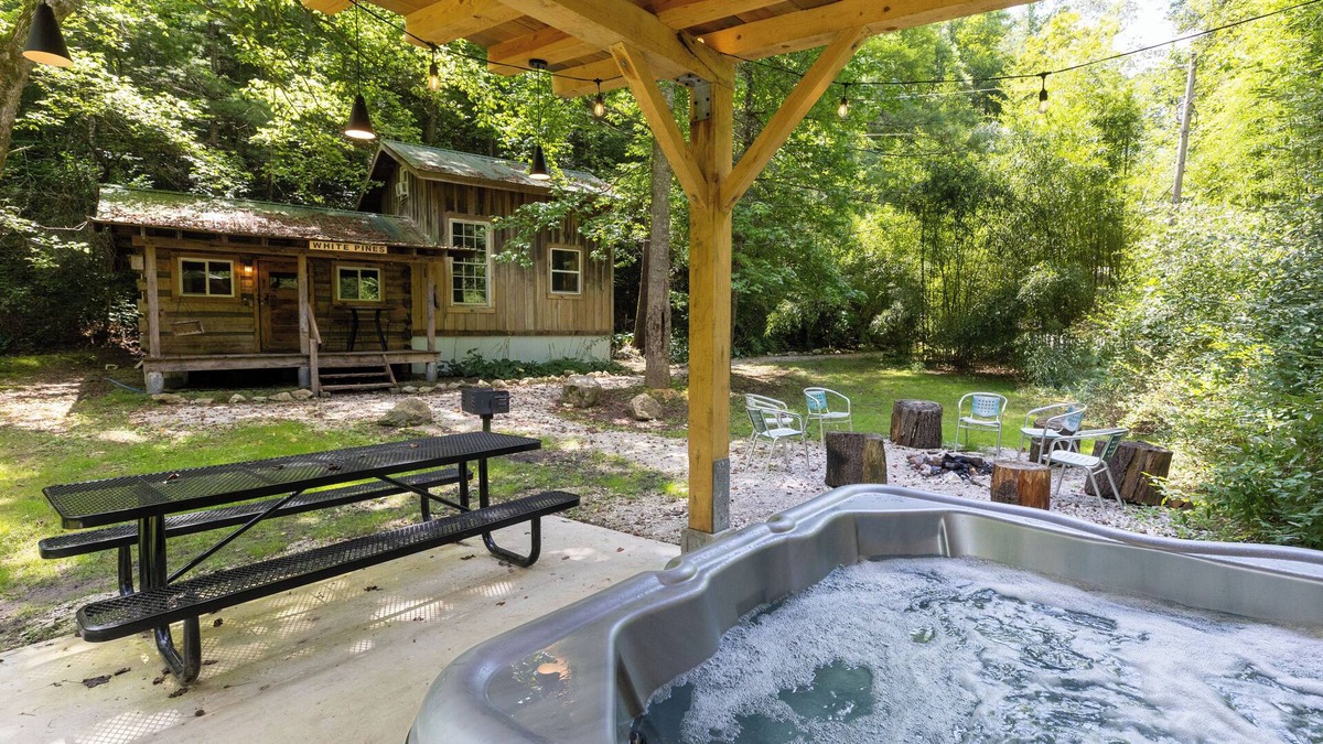 Stanton Cabin | White Pines ~ Enjoy your own private Pond & Hot Tub!
