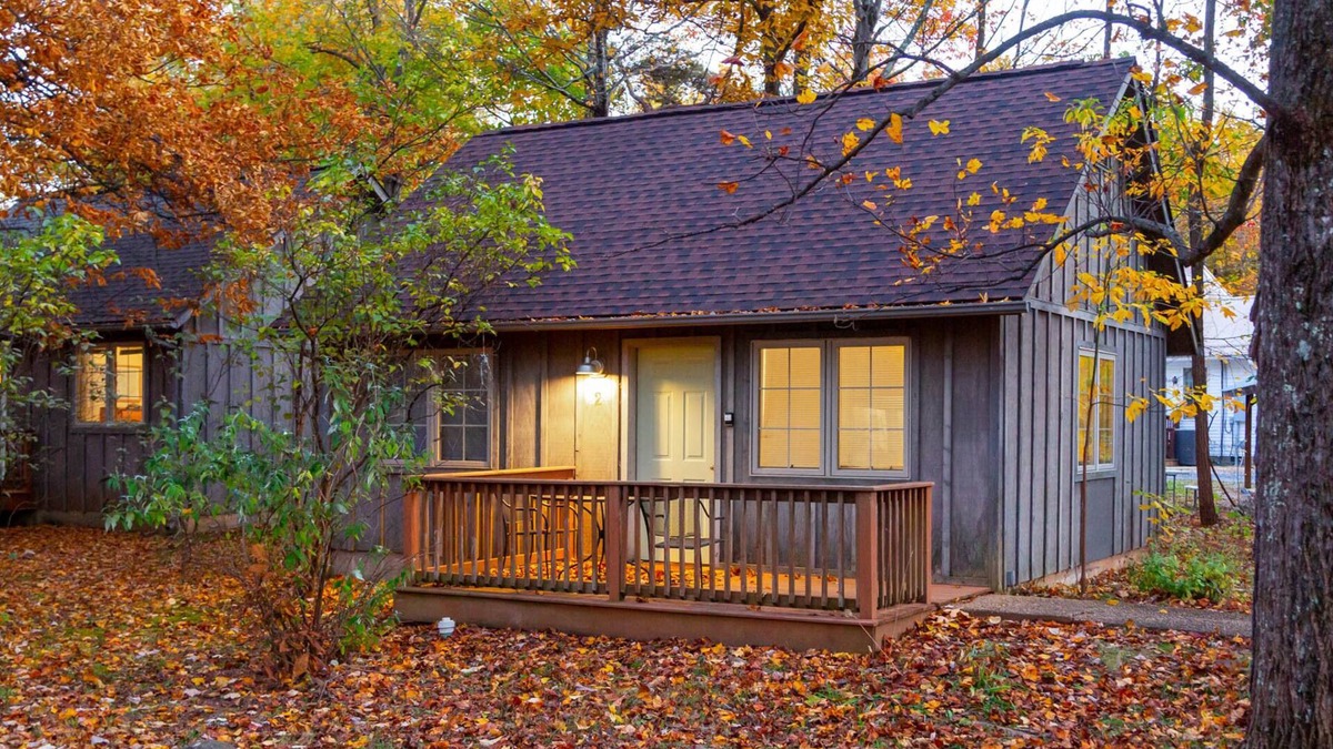 Lyndhurst Cabin | White Rock Cabin-1BR, ADA, kitchenette, fireplace