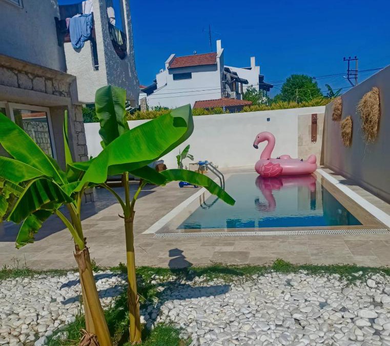 Alacati Villa | White Stone Villa with Pool