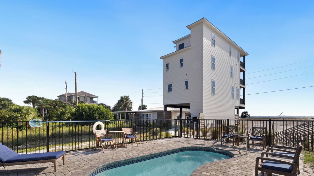 Port St. Joe House | White Whale boasts gulf views from 3 levels, private pool & steps to the beach, pet friendly!