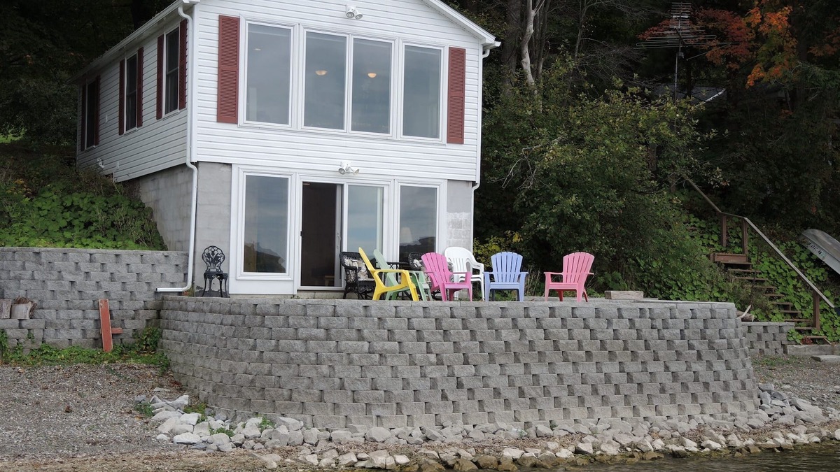 Richfield Springs House | Wide Waterview - Spectacular lake views, swimming, fishing, Canadarago Lake