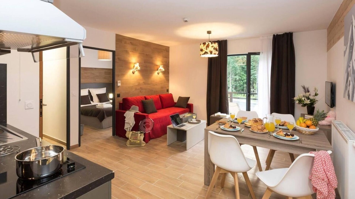 Les Tines Apartment | Wifi, fitness, swimming pool, sauna, hammam, parking, tv, 49m², Chamonix