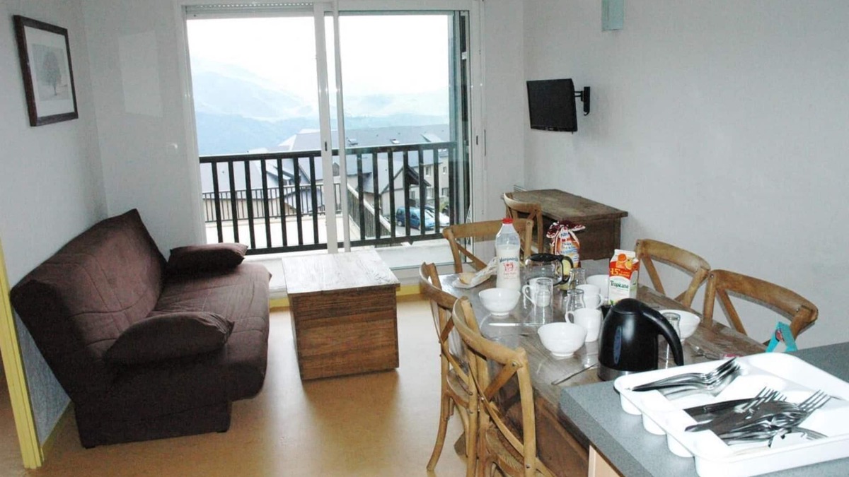 Loudervielle Apartment | Wifi, fitness, swimming pool, sauna, terrace, balcony, ski locker, 32m², Peyragudes