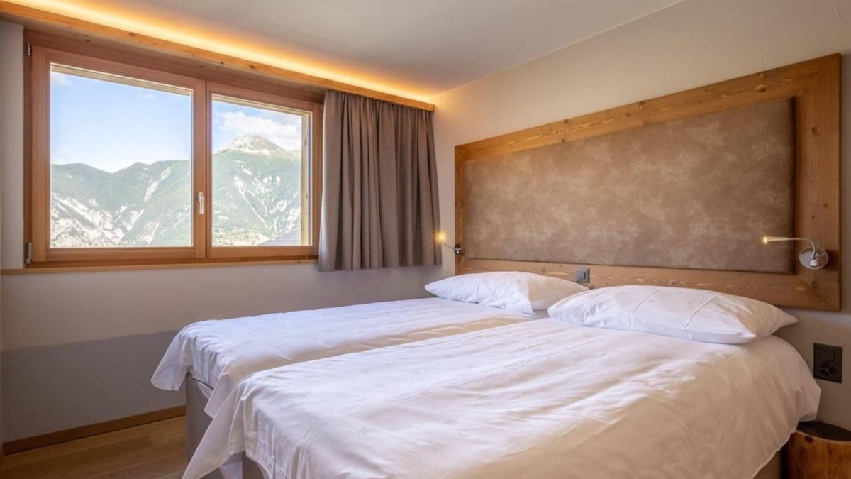 Vercorin Apartment | Wifi, ski-in/ski-out & foot of the slopes, sauna, hammam, tv, ski locker, 37m², Vercorin