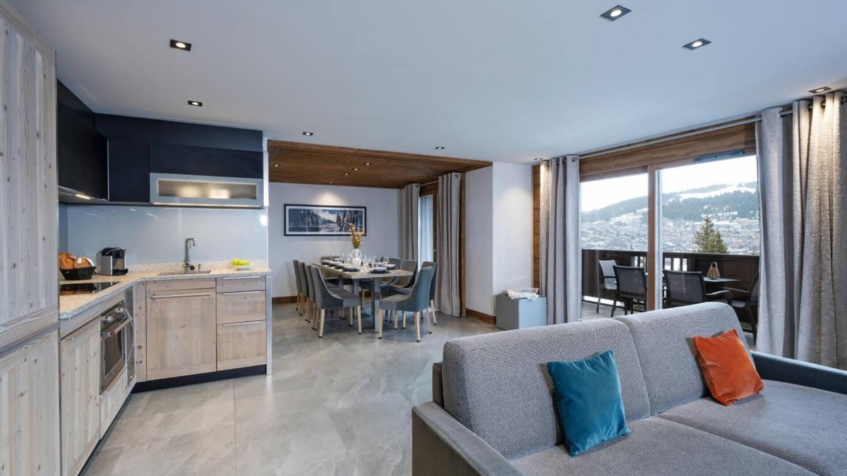 Les Saisies Apartment | Wifi, ski-in/ski-out & foot of the slopes, view mountain, fitness, swimming pool, sauna, hammam