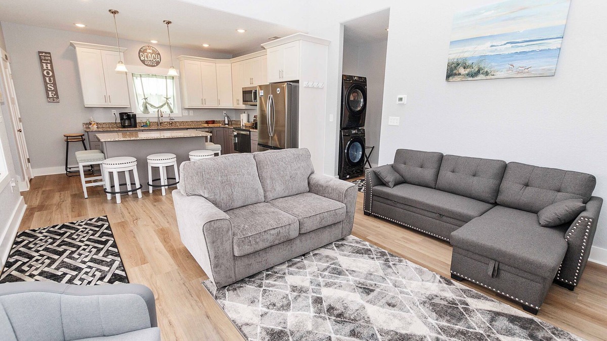Carova Beach House | WILD HORSES! Secluded, 4-wheel drive, family get-away, 4x2190, Just Beachy