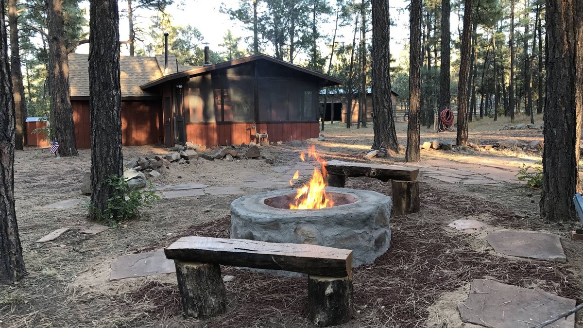 Show Low Cabin | Wild Saddle Ranch Cabin-Our gate opens to the Sitgreaves National Forest!
