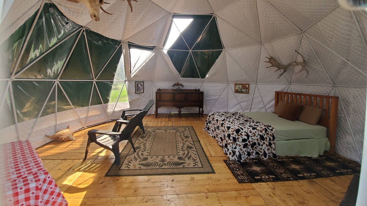 Caroline House | Wilderness Geo Dome in Boundary RV Park