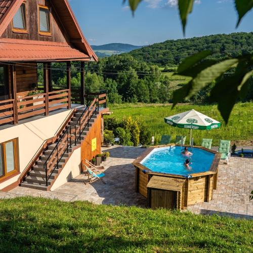Zakliczyn Villa | Willa Sulimówka - Noclegi Zakliczyn dom basen bania sauna SPA
