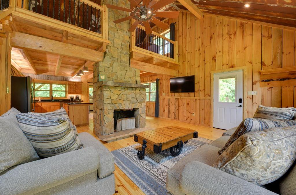 Olin House | Wine Country Cottage with Fire Pit in Olin!
