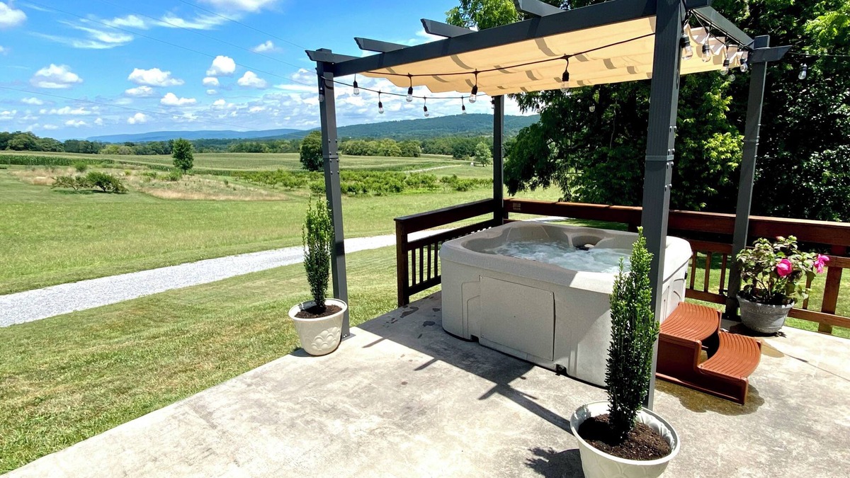 Sharpsburg House | Wine Weekend Getaway: Steps to Winery & Battlefield w/Mountain Views & Hot Tub!