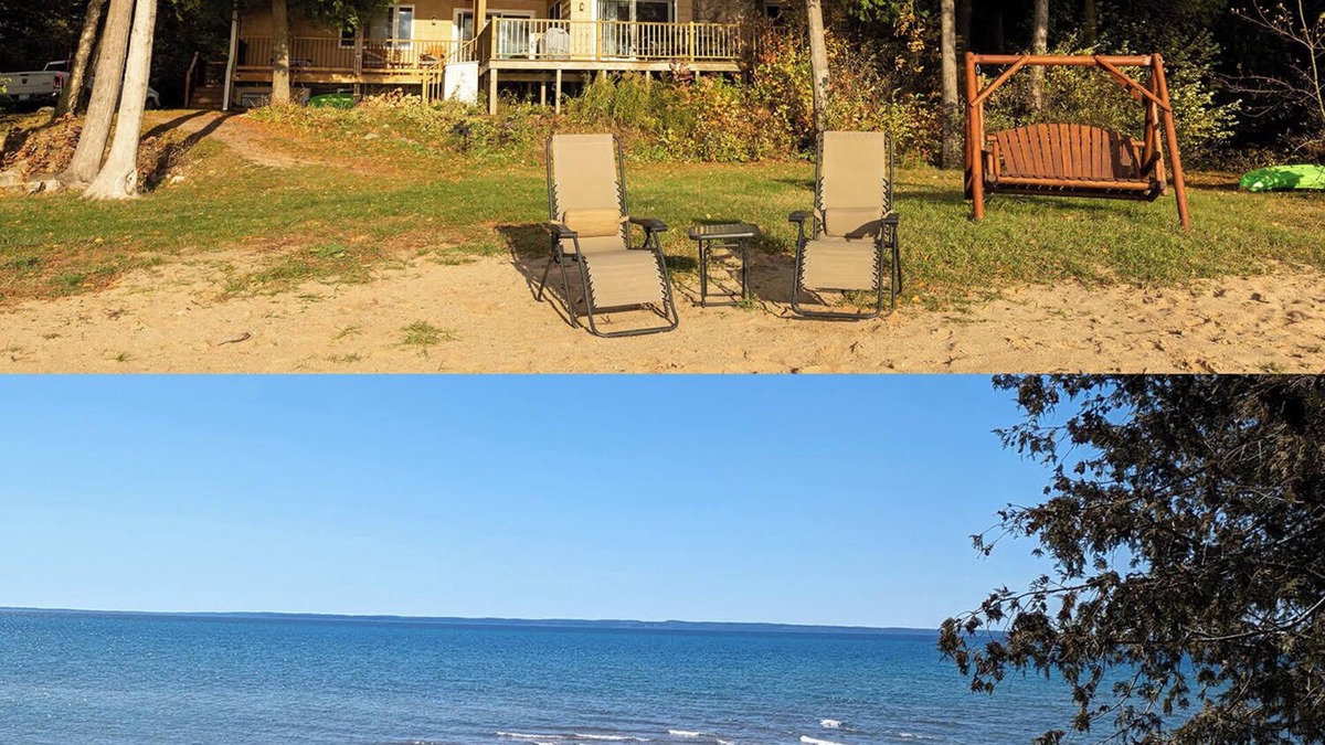 Ellsworth House | WINTER OPEN! 200' SUNSET BEACH MODERN HOUSE WIFI FIREPLACE PET FRIENDLY