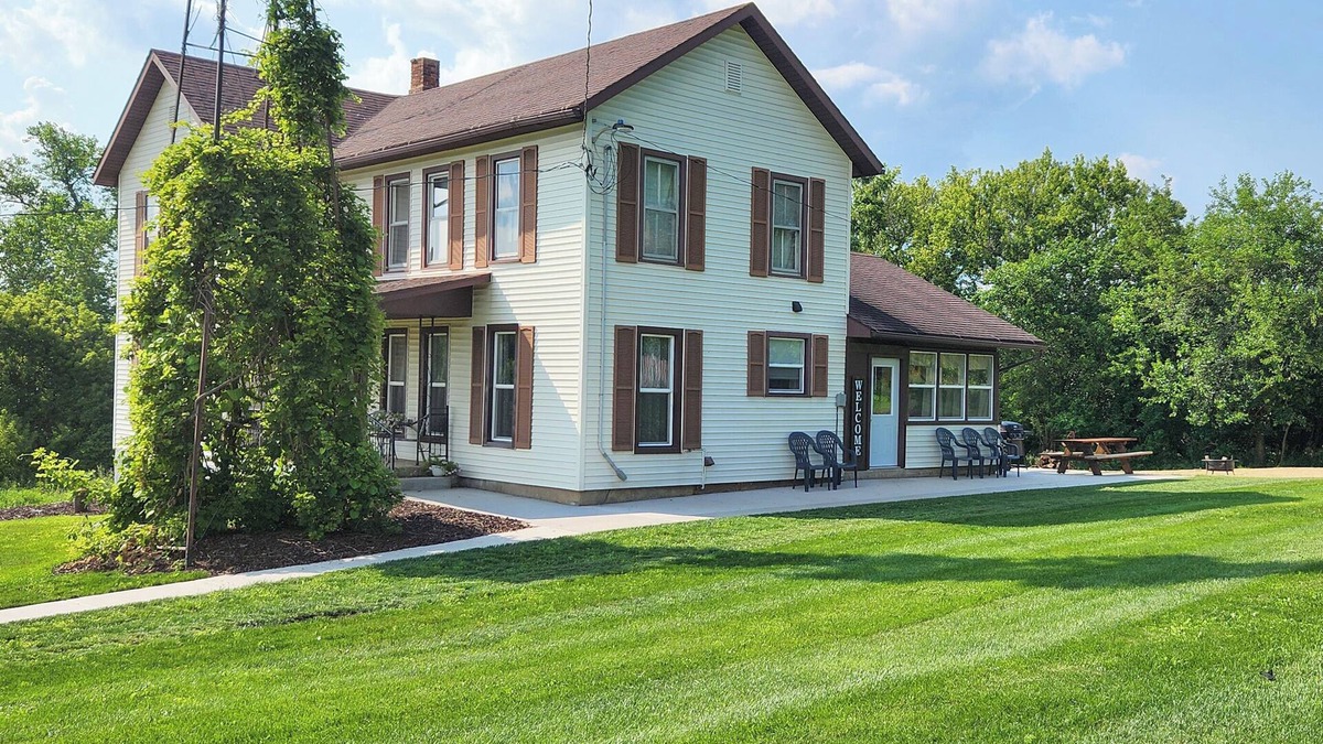 Monroe House | Wisconsin Farmhouse Stay: UTV, Boat, Snowmobile!
