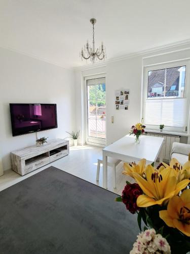Bad Muenster am Stein-Ebernburg Apartment | Wohnung mit Blick auf den Rheingrafenstein