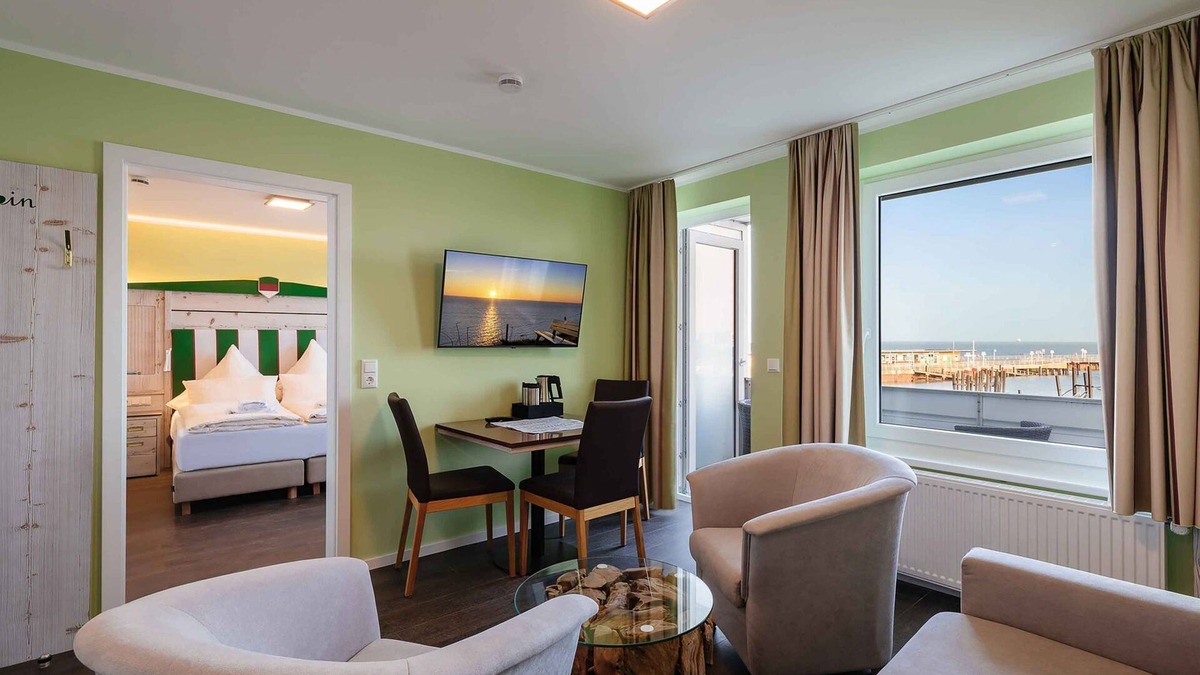 Helgoland Apartment | Wohnung zur Seeseite mit 2 Balkonen - Insulaner Ferienwohnungen