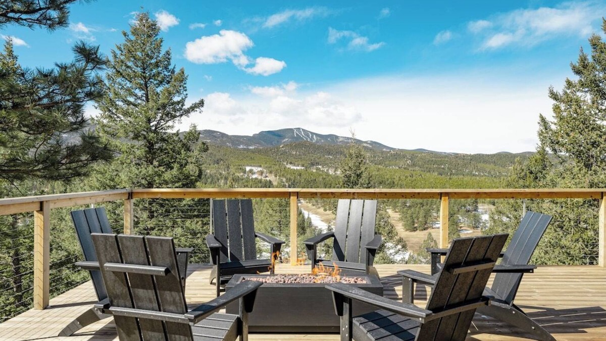 Conifer Cabin | Wonder Lodge | Views, Hot Tub, Luxe Mountain Stay