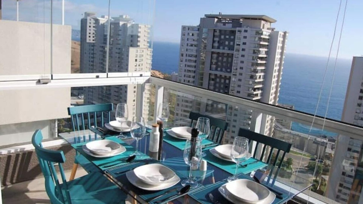 Concon Apartment | Wonderful Cozy 100% Equipped for 5 People People