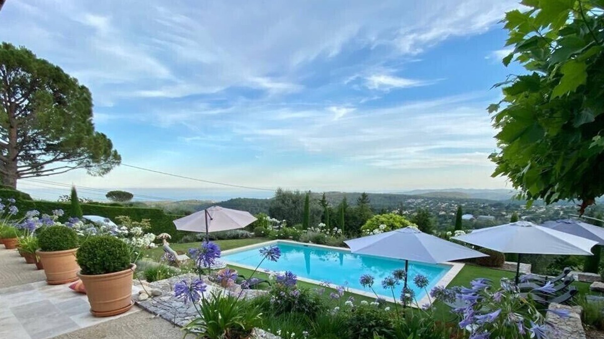 Vence Villa | Wonderful Luxurious 5 Star Villa with stunning Sea View , air conditioning.