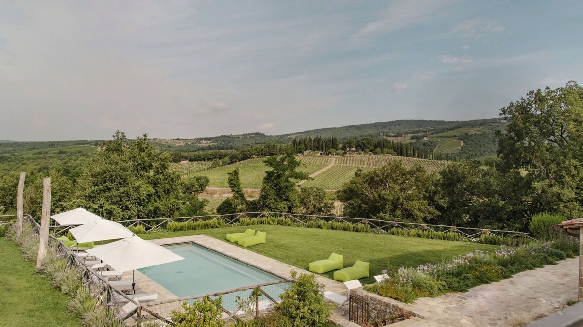 Radda in Chianti Villa | Wonderful private villa with WIFI, A/C, private pool and parking, close to Greve In Chianti