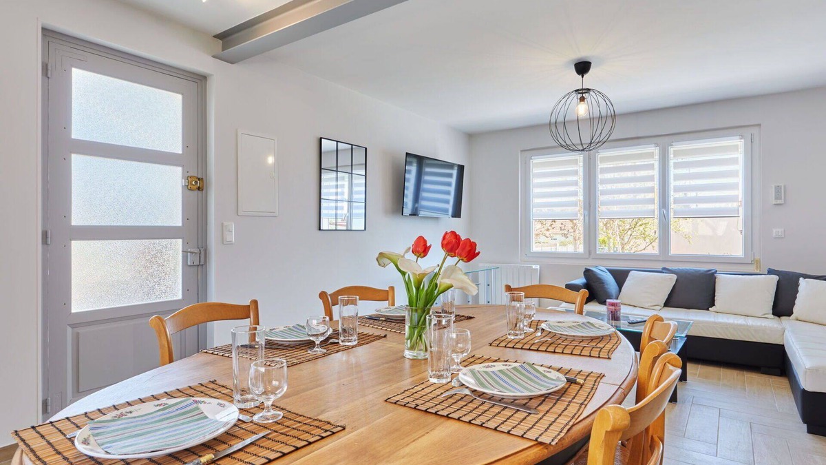 Cabourg House | Wonderful private villa for 4 people with WIFI, TV and terrace