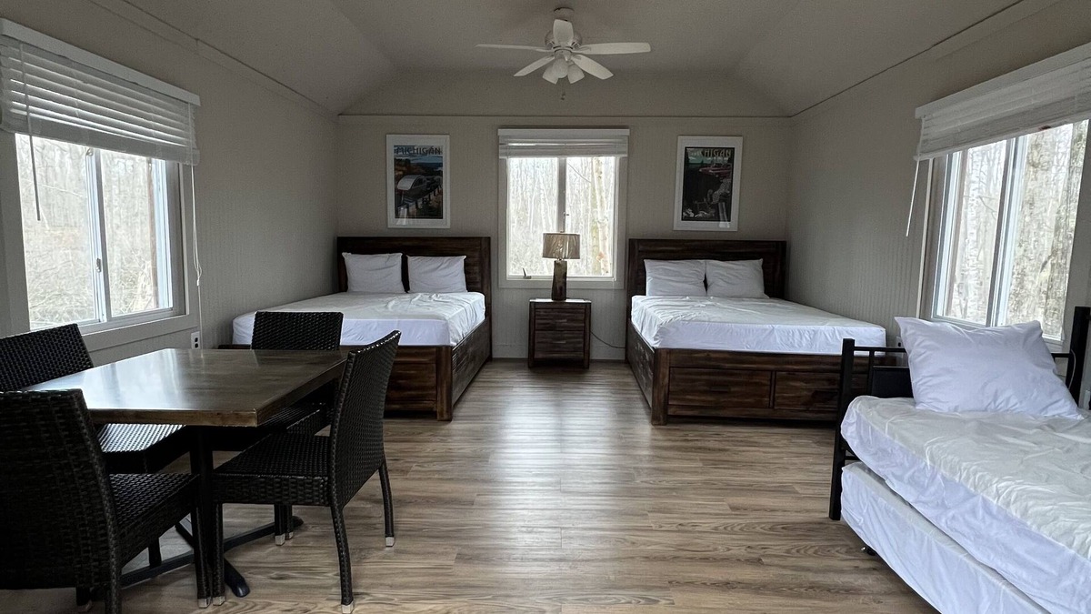Lupton Cabin | Wood View Cabins that sleep up to six people.