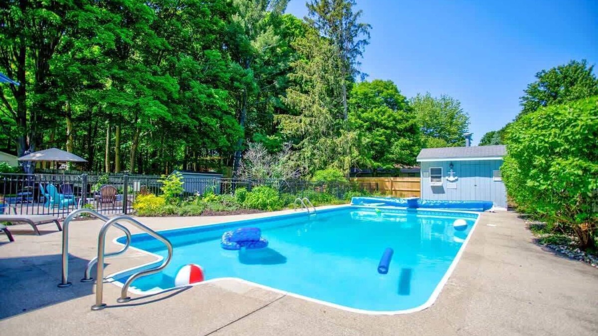 Macatawa House | Woodcliff Cottage | Heated Private Pool
