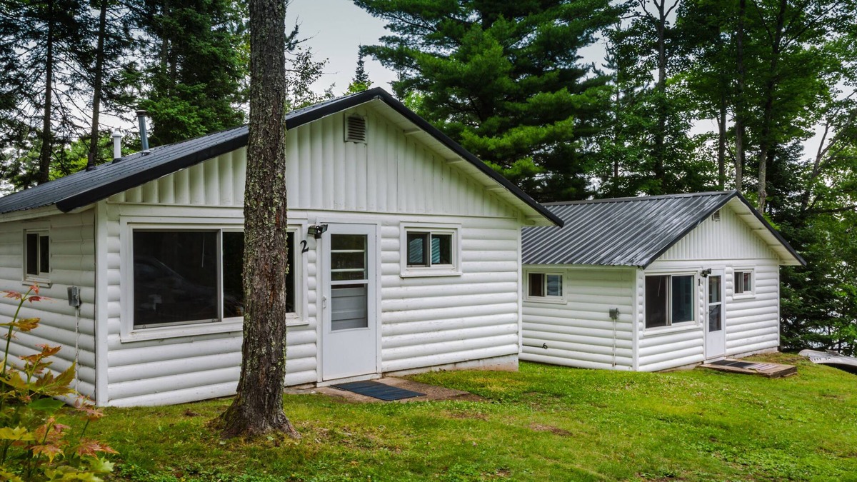 Gwinn Cottage | Wooded Lakeside Cottage ,Fishing, Snowmobiling, Hunting, Boats, Hot Tub