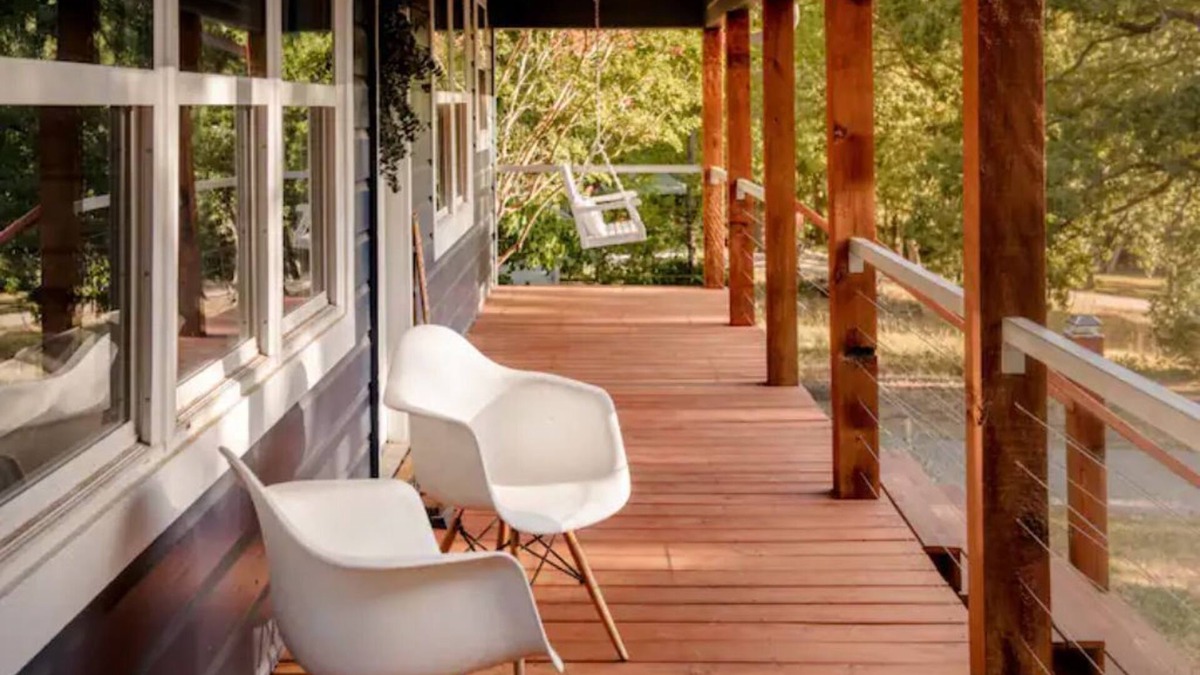 Cookson Cabin | Woodhaven Cabin at Snake Creek with Patios & Fire-pit
