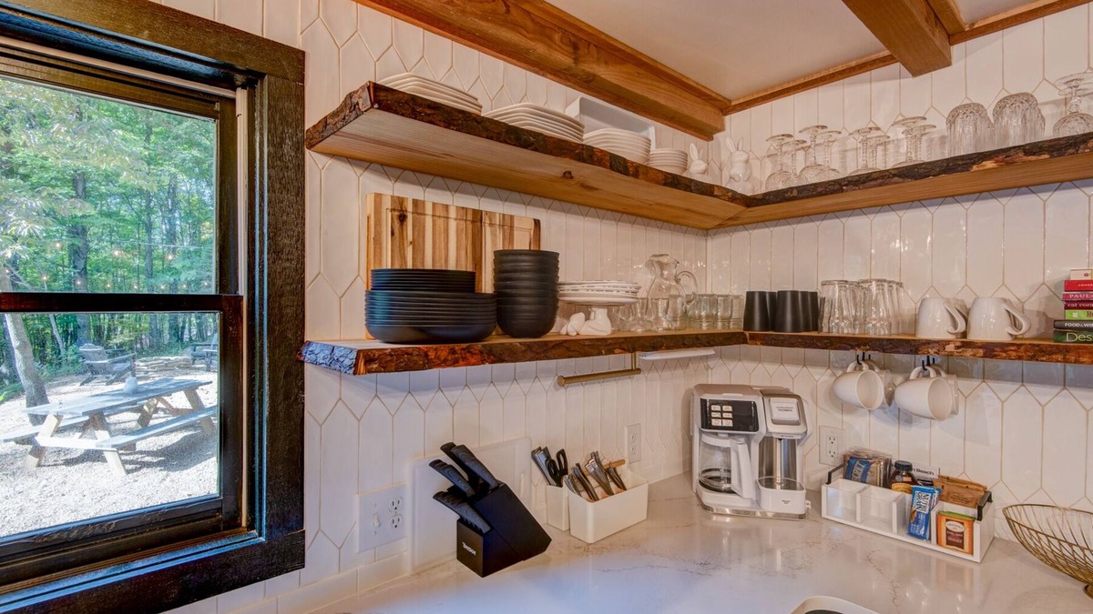 Zionville House | Woodland Creek Cabin - private oasis in the woods with a hot tub!