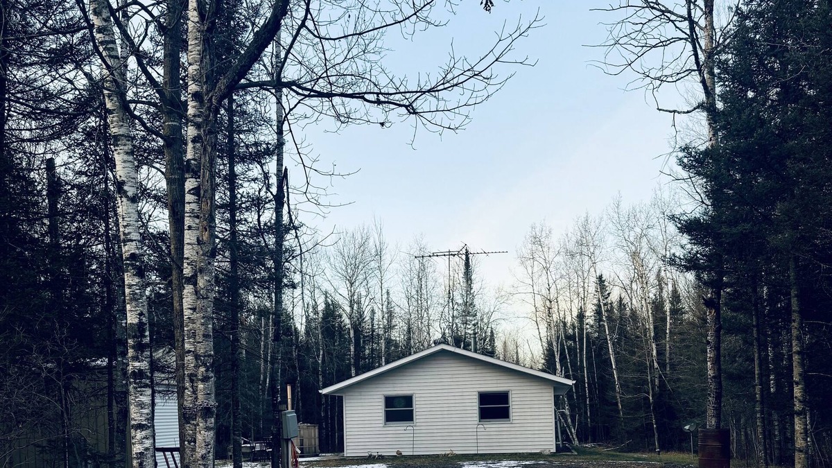 Iron River Cabin | Woodland Retreat - 10 acres of secluded, wooded trails for you to hide-a-way!