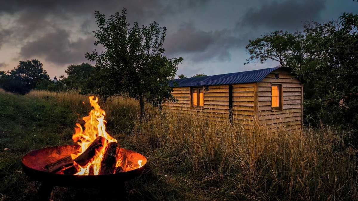 Alfriston Cabin | Woodpecker Hill - apple orchard in Alfriston
