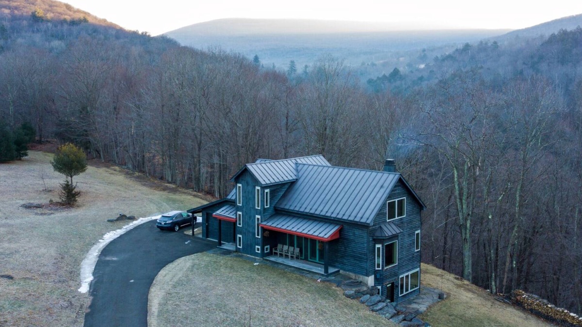 Bearsville House | Woodstock House on 35 private acres Mountain Views