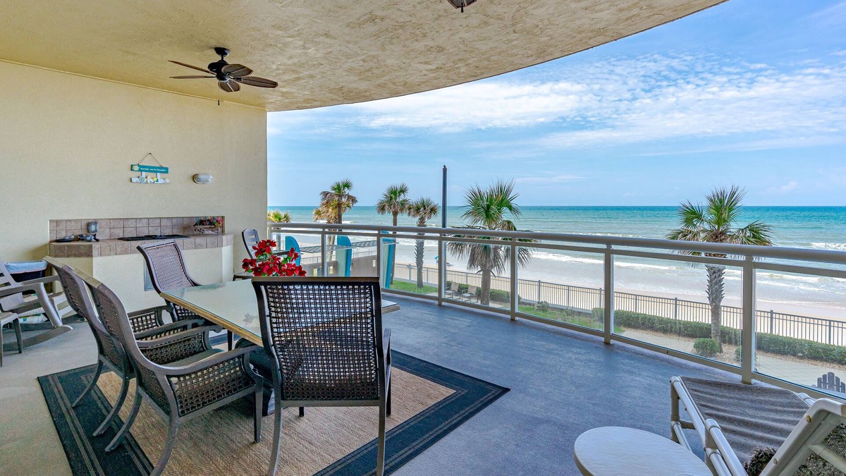 Daytona Beach Condo | WOW! 3 bedroom Oceanfront :Luxury Condo w 2 "king" oceanfront master suites