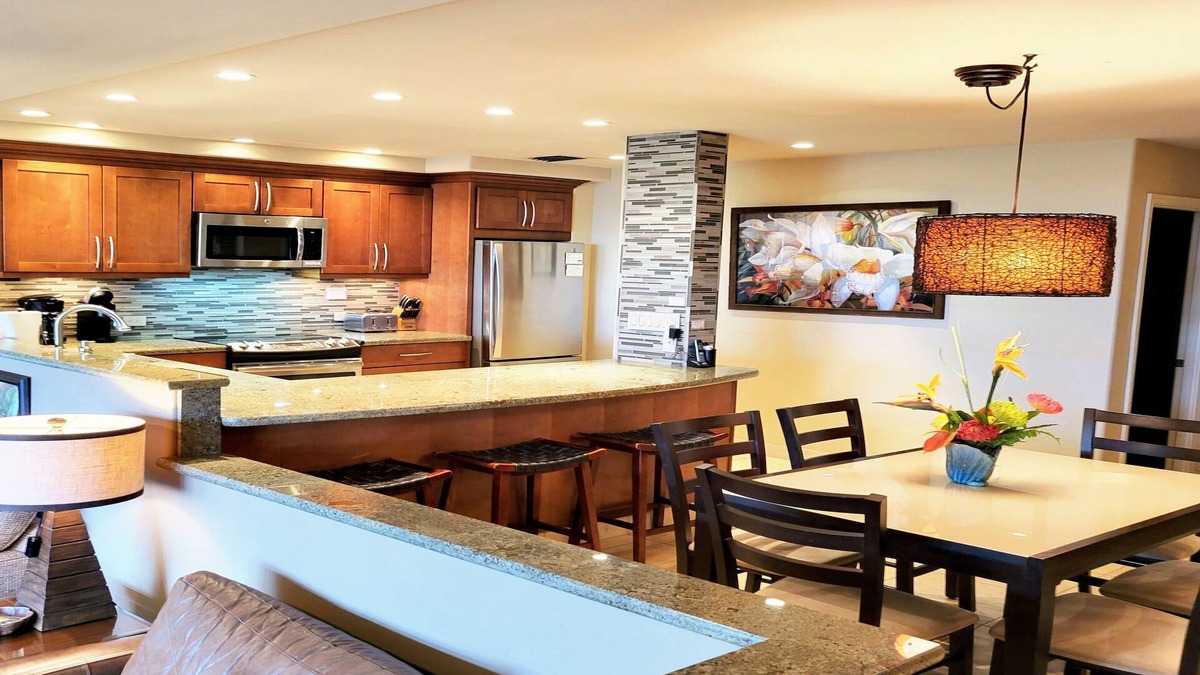 Kaanapali Condo | WOW! "BEST IN CLASS" POSH NEW REMODEL! 2 BR/2 BA-SLEEPS 9 - 6 BEDS-Great Views!