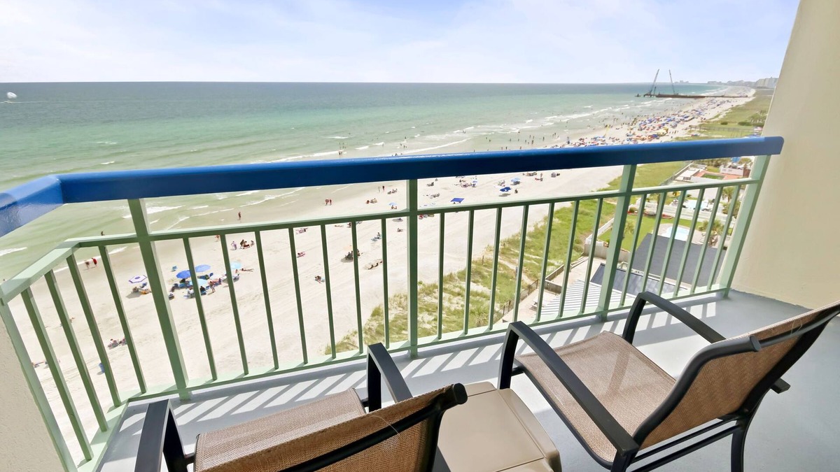 Cherry Grove Beach Condo | WOW Oceanfront Views Oceans 1016 Corner/Pool/King Stroll to Dining/Grocery/Music