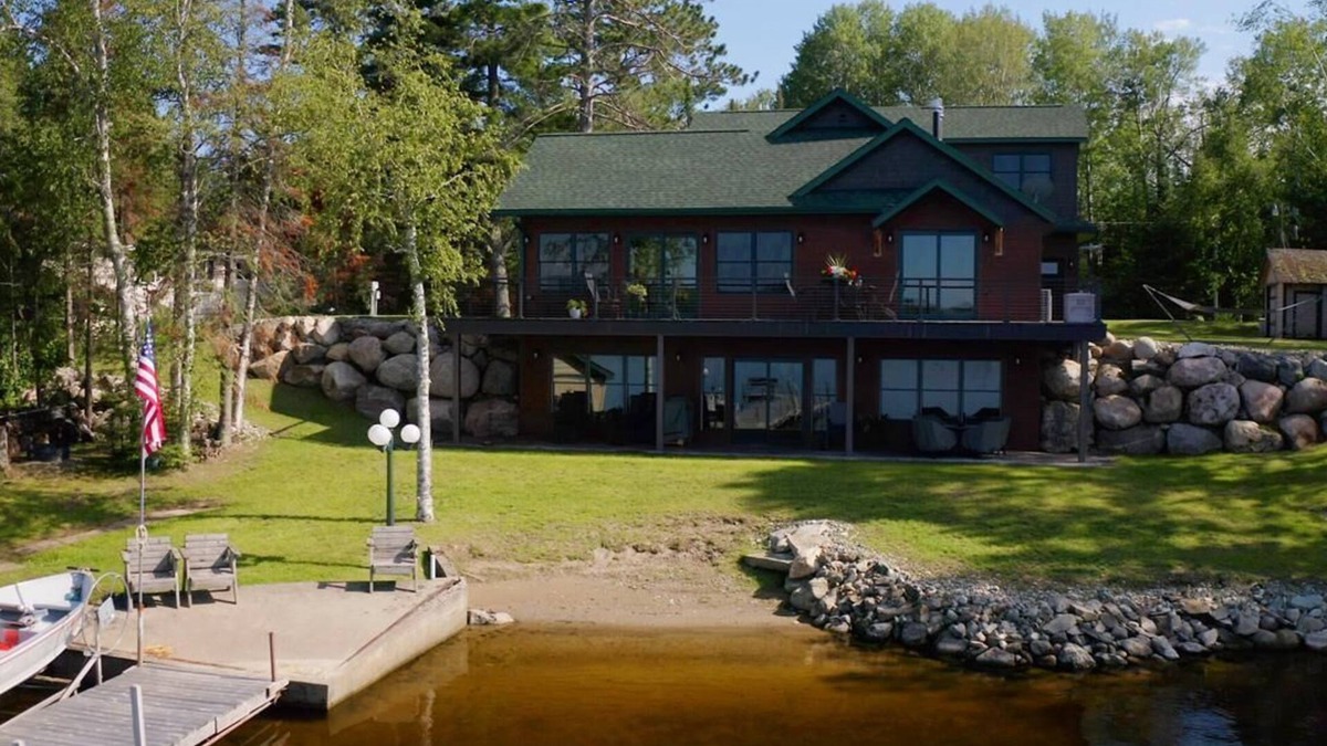 Tower House | Wow! Waterfront Shoreline Home on Lake Vermilion near Giants Ridge Ski Resort