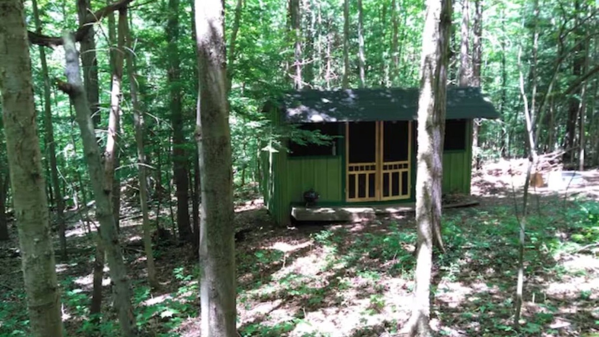 Etna House | Writer's Den: Rustic Retreat Camping Cabin