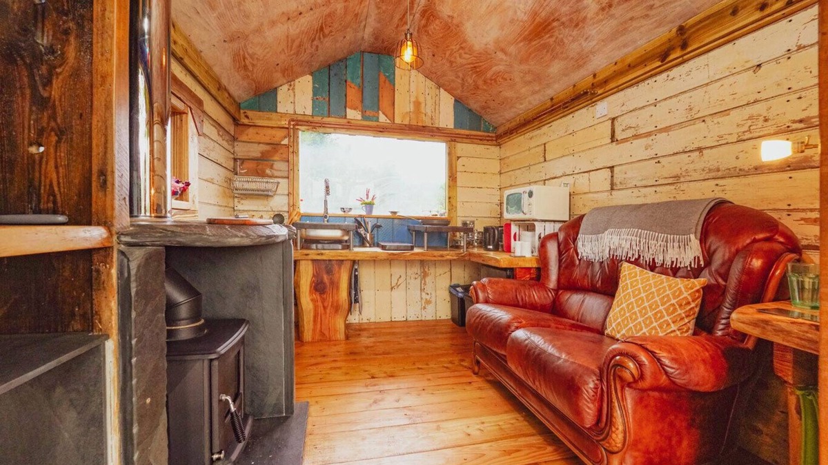 Whitland Apartment | Writing Shed Wales - alpacas, views, fireplace