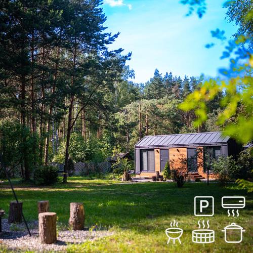 Radziejowice House | Wypoczynkowa Osada całoroczne ogrzewane domki 700m od Suntago Wręcza