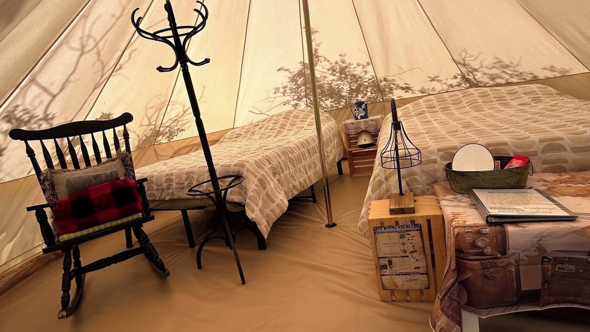Rosedale Cabin | #Y1 Fossil Retreat Yurt- 2 Double beds- Pet friendly
