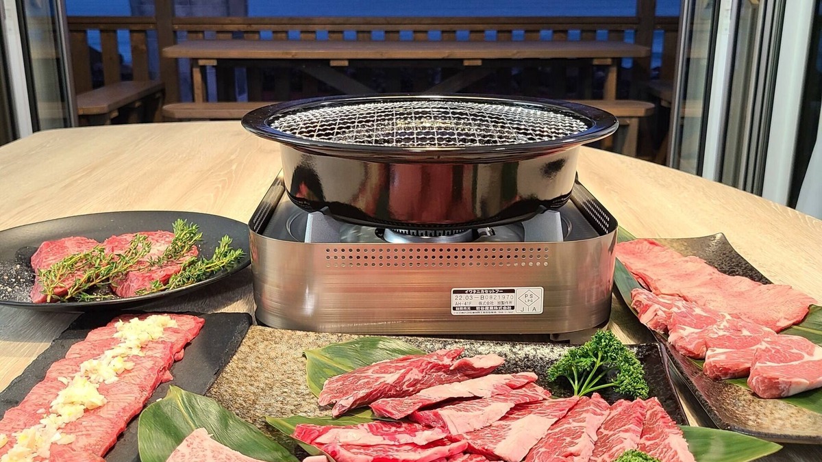 Hitachi House | Yakiniku available in the living room A villa wh/Hitachi Ibaraki